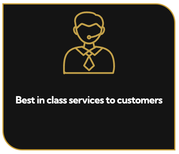 Best in class services to customers Image